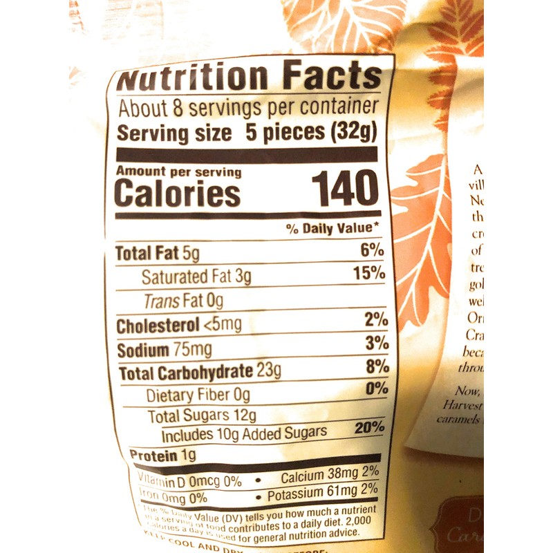 Werther's Original Soft Harvest Pumpkin Spice Caramel Candy, 8.57 Oz
