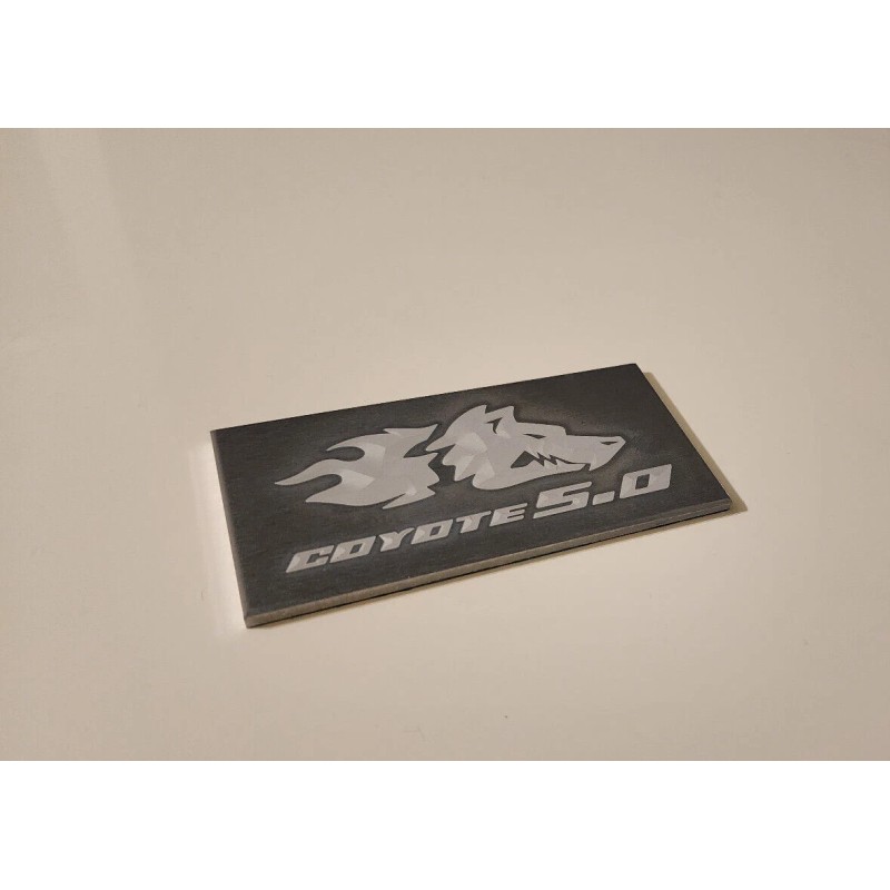 Coyote Mustang 2011-2023+ Mustang Coyote v2 Interior Engraved Badge Dash