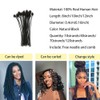 6 Inch Loc Extensions Human Hair Short Dreads Extensions Dreadlock
