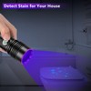 WINDFIRE UV Flashlight Rechargeable, 365nm Blacklight Flashlights Powerful, Black Light