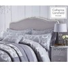 Catherine Lansfield Damask Jacquard Quilted Pillow sham Pillowcase Pair Silver
