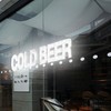 38"x10" Large LED White Cold Beer Sign for Business and