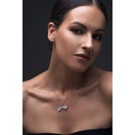 Handmade geschenk für sie Silber Libelle Halskette, Sterling Silber Libelle Anhängerr, Libelle Schmuck, Silber Libelle Charme, Geschenk Halskette Anhängerr Insekt SchmuckMänner