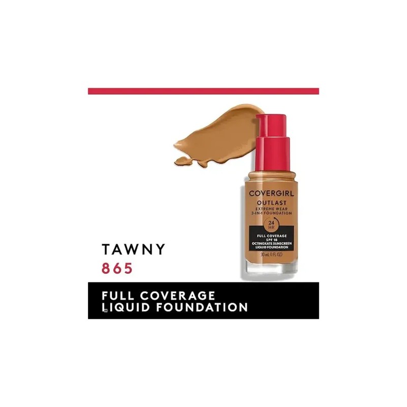 Covergirl Outlast Extreme Wear Base De Maquillaje 865 Tawny