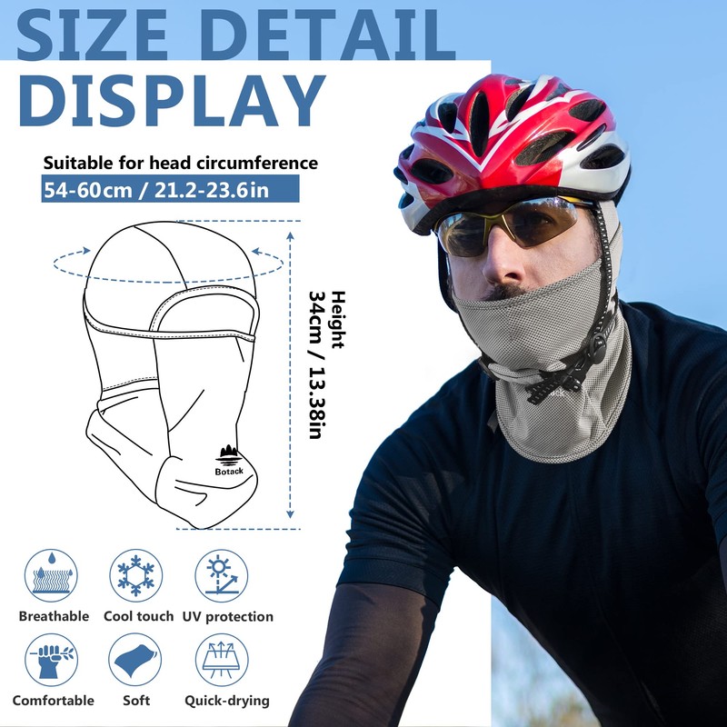 Balaclava Face Mask Sun UV Protection Breathable Full Head Mask