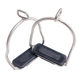 Karlslund Riding Equipment Brushed Stainless Steel Stirrups - Metallic