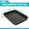 Chiligent Dehumidifier Drip Pan, Hard Plastic Non-Slip Large Drip Tray
