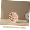 Mobestech Wooden Seashell Display Case Multi-Function Shadow Case for Seashell
