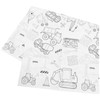 COHEALI Party Paper Tablecloth Birthday Decor Coloring Engineering Vehicle Theme