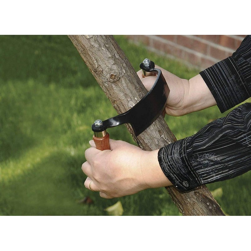 Carmyra Draw Knife 10" Curved Draw Shave Woodworking Tool (Curved-10