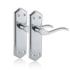 XFORT Chrome Elegance Range Polished Chrome London Suite Lever Latch