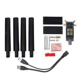 NGFF M.2 to USB Adapter with SIM Card Slot 4 Antenna Supports 3G 4G 5G Heat Dissipation NGFF M.2 to USB Adapter for PC