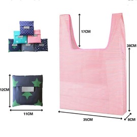 Foldable Shopping Totes, 6Pcs Reusable Grocery Bags, Washable with Pouch, Heavy Duty