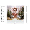 LYCGS 10X10ft Christmas Backdrop Christmas Backdrops for Photography Christmas Trees