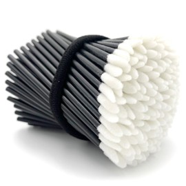 EYBDYB 200PCS Disposable Lip Gloss Applicator Wands – Lipstick & Makeup Brushes for Estheticians, Beauty Professionals & Daily Use – Soft Flocked Lip Brushes for Precise & Hygienic Application