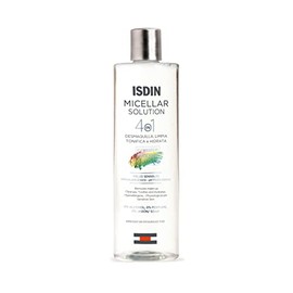 ISDIN FotoUltra Age Repair Fusion Water SPF 50, Protector Solar Facial de fase acuosa | triple acción anti-fotoenvejecimiento, 50ml + Micellar Solution 4 en 1 Agua Micelar