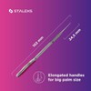 Stallks 프로페셔널 큐티클 가위 매니큐어 가위, 스테인리스 스틸, 엑스트라 파인