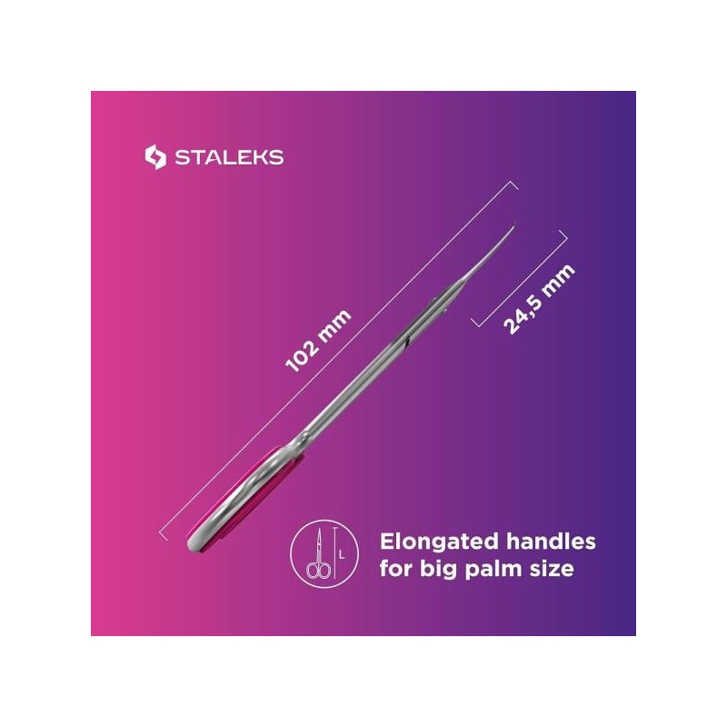 Stallks 프로페셔널 큐티클 가위 매니큐어 가위, 스테인리스 스틸, 엑스트라 파인