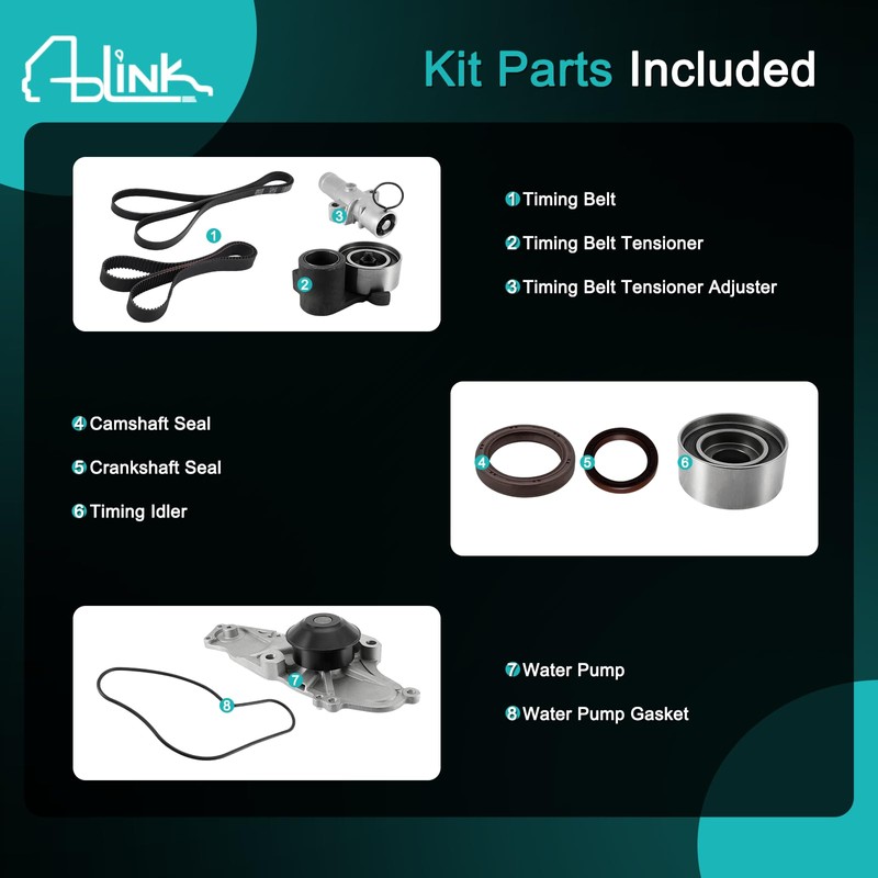 19200RDVJ01 Timing Belt Kit with Water Pump(3.0 3.2 3.5 3.7L