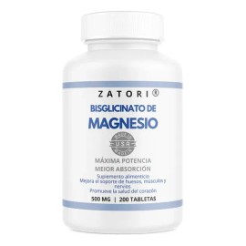 Bisglicinato De Magnesio 500 Mg 200 Días De Suministro                                                                                                