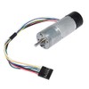 BEMONOC 25GA370 DC Encoder Metal Gearmotor 12V High Speed 150RPM