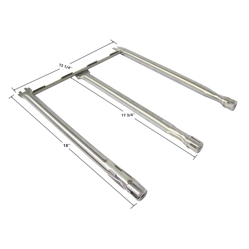 Hongso 69787 18 Inch Stainless Steel Burner Tube Set Kit