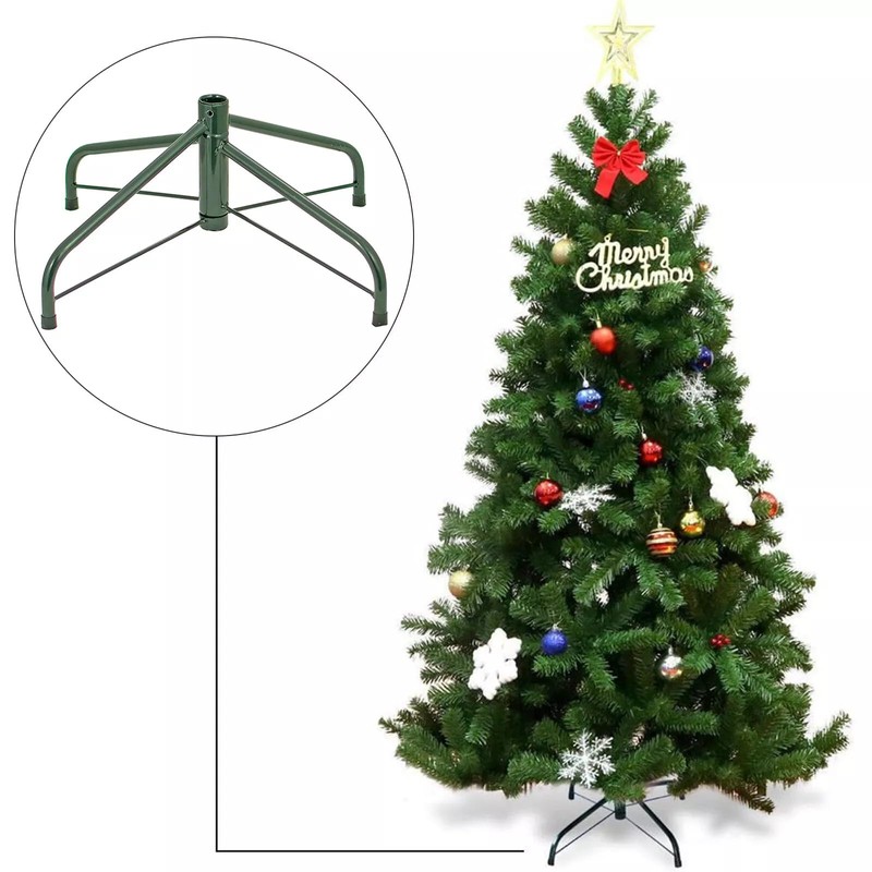 Zhiyu Folding Christmas Tree Stand for 4-8 Ft Artificial Trees,