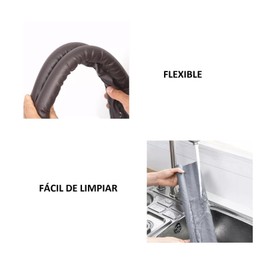 JGR SELECT Door Entry Draught Excluder – Double Foam Stripping – Insulation Against Airflows, Cold, Light, Insects, Noise (Grey)