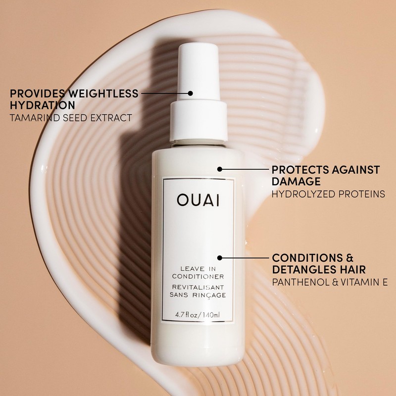 OUAI Leave In Conditioner & Heat Protectant for Hair -