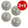 Extra Large Magnetic Acupressure Palm Massager Set (2+2) Health