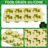 Dootafy Shamrock Chocolate Molds, 2 Pack Silicone Dessert Mold, St.