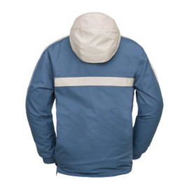 Volcom Men's Arthur Longo 20k Pullover Anarok Hooded Snowboard Jacket, Indigo S5