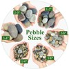 YISZM Natural River Rocks, Small Rocks for Plants Decorative Polished