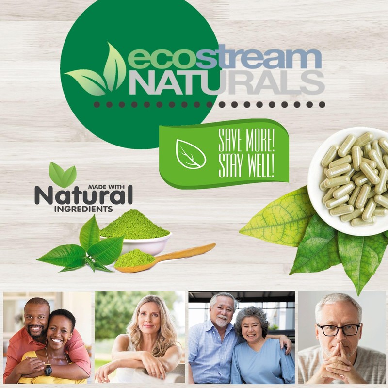ecostream Naturals Wild Caught Omega 3 Fish Oil DPA-EPA-DHA Supplement
