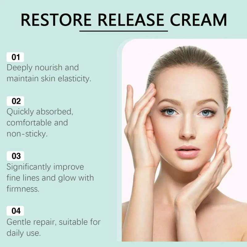 Crema Facial Rejuvenecedora Y Reparadora Con Líneas Ligeras