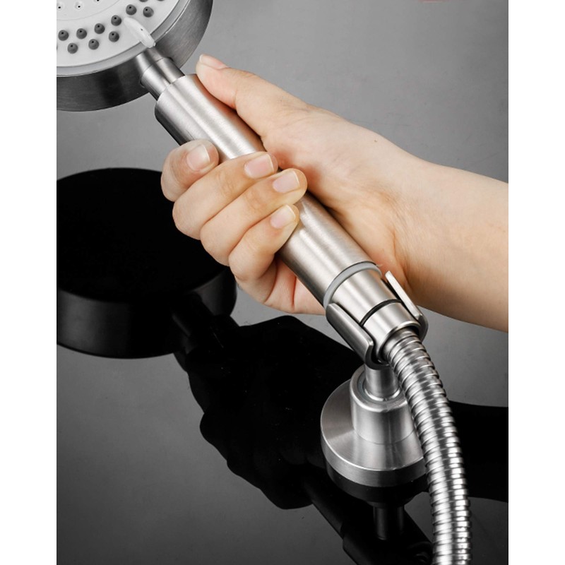 PHASAT Handheld Shower Head Holder Adjustable 304 Stainless Steel Handheld
