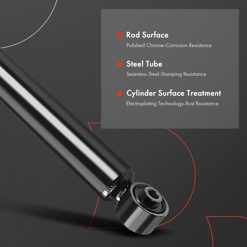 A-Premium Pair (2) Cab Shock Absorbers Compatible with Volvo VNL