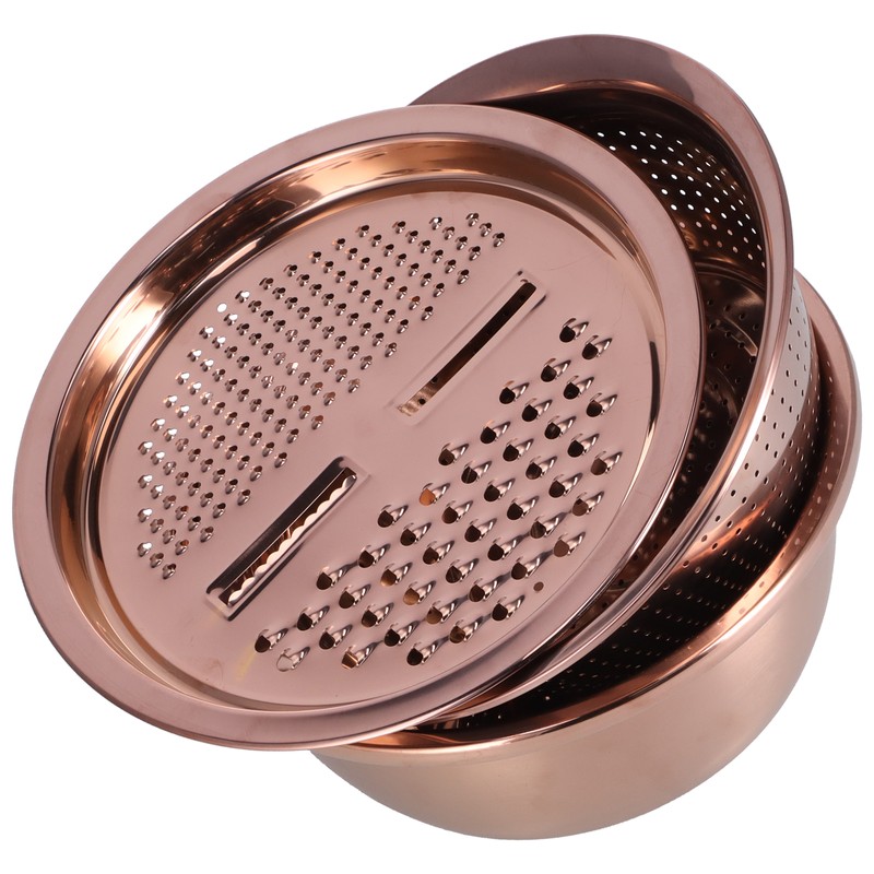 Multipurpose Water Basin Drain Basket with Vegetable Cutter Grater Stainless