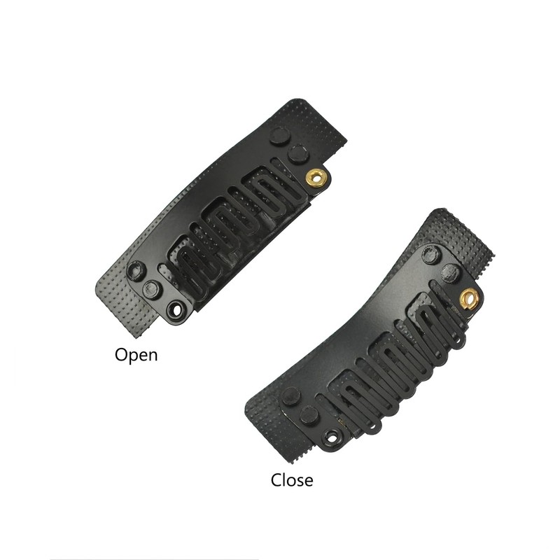 YTBYT 6 Pcs Stickable Wig Clips U-Shape Snap Clip 32mm