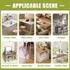 OstepDecor 23.6 x39 Inch Clear Table Protector, Plastic Table Cover