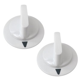 2 Pack Dryer Timer Control Knob WE1M652, PS1482196, B00ECX038Afor GE Dryers and for Hotpoint - NBXR333EG1WW, HTDX100ED1WW by Huoptl