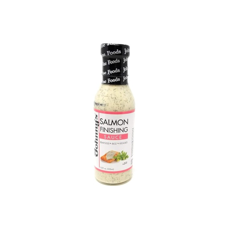 Johnny's Salmon Finishing Sauce, 12-Ounce Bottles (Pack of 2)
