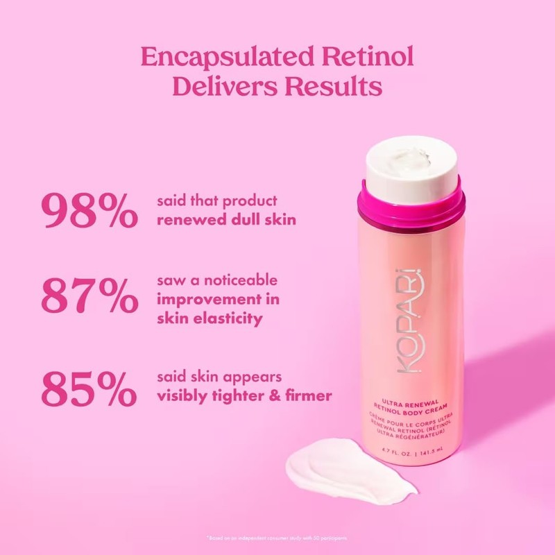 Kopari Ultra Renewal Retinol Body Cream, Infused with Acai &