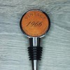 Vintage Aged to Perfection Bottle Stopper, Engraved Leather Funny Birthday