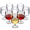 Amazing Abby - Stacy - 12-Ounce Stackable Plastic Wine Glasses