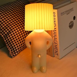 Umikk Umikk Kreative Lampe A Little Shy Man, Lustige LED Tischleuchte, Schchterner Mann-Lampe, Kreative Tischlampe Mit Schirm, Romantische LED Nachttischlampe Schlafzimmerlampe