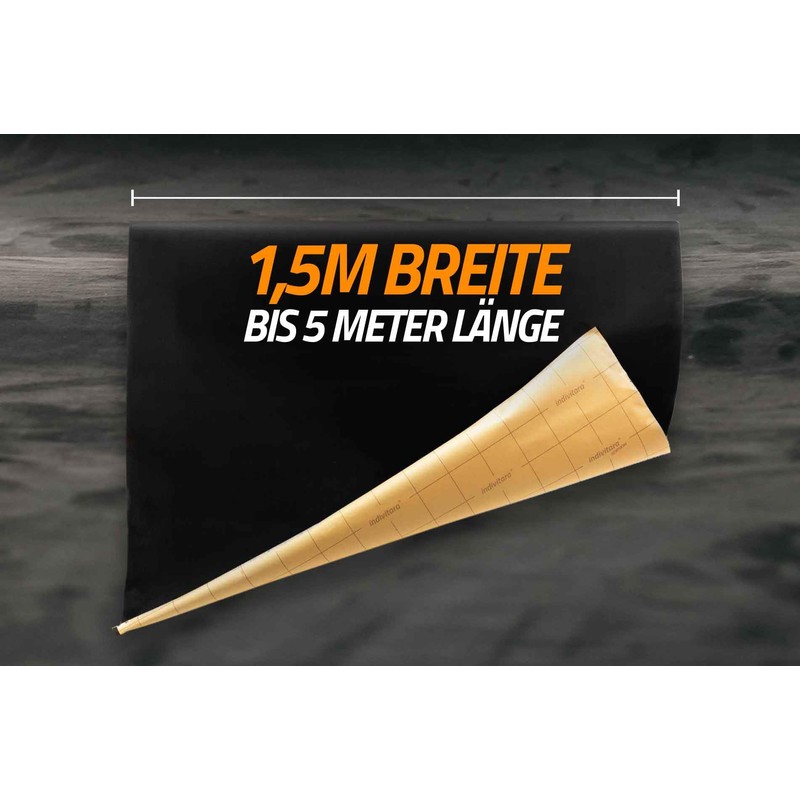 indivitara® Design Self-Adhesive Microfiber Suede Wrap – Stretchable Car Interior