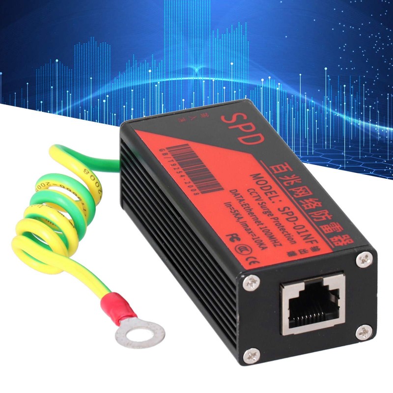 Ethernet Surge Protector CCTV Surge Protector for Thunder Protection