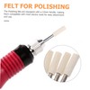 Mobestech 12pcs Wool Polishing Wheels Grinding Bits for Rotary Tools
