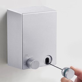 Retractable Clothesline Clothes Line Retracting Outdoor/Indoor, Heavy Duty Stainless Steel Adjustable Drying Rope Wire Dryer with ABS case+Aluminum, Self Adhesive Wall Mount 13.8 Feets Silver